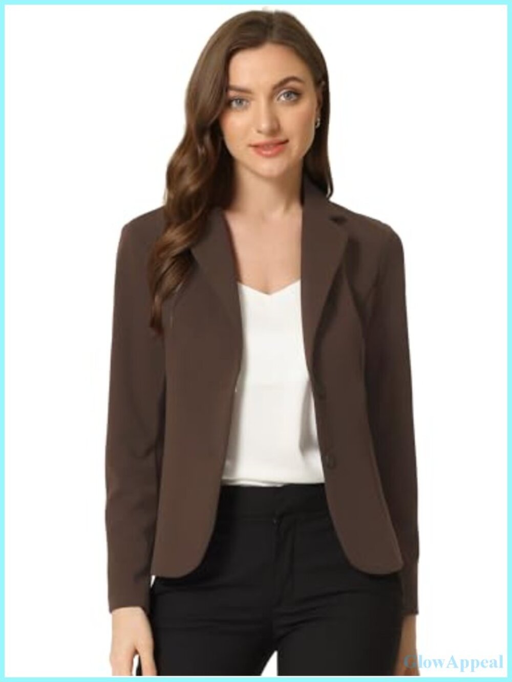 Women's Work Office Blazer Stretch Long Sleeve Jacket Business Casual